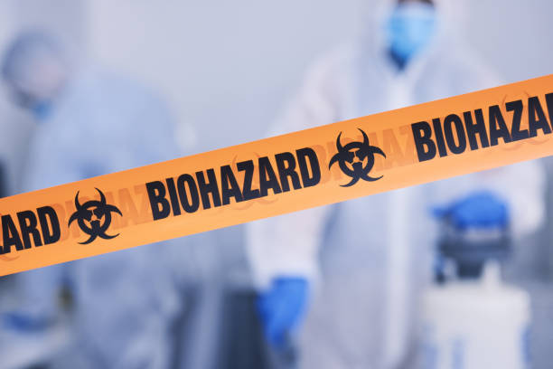 Professional Biohazard Cleanup technician working in South Bend, WA